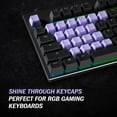 thumbnail image 2 of Keycaps HK Gaming Lavender, 23 teclas OEM DoubleShot, recubiertas de goma, 2 of 6
