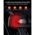 thumbnail image 2 of Car Solar Power Simulated Dummy Alarm, Vehicles Security Anti-Theft LED Flashing Fake Lamp with Light Sensor, Car Alarm Light for SUV, RV, Truck (4PC,Red), 2 of 8