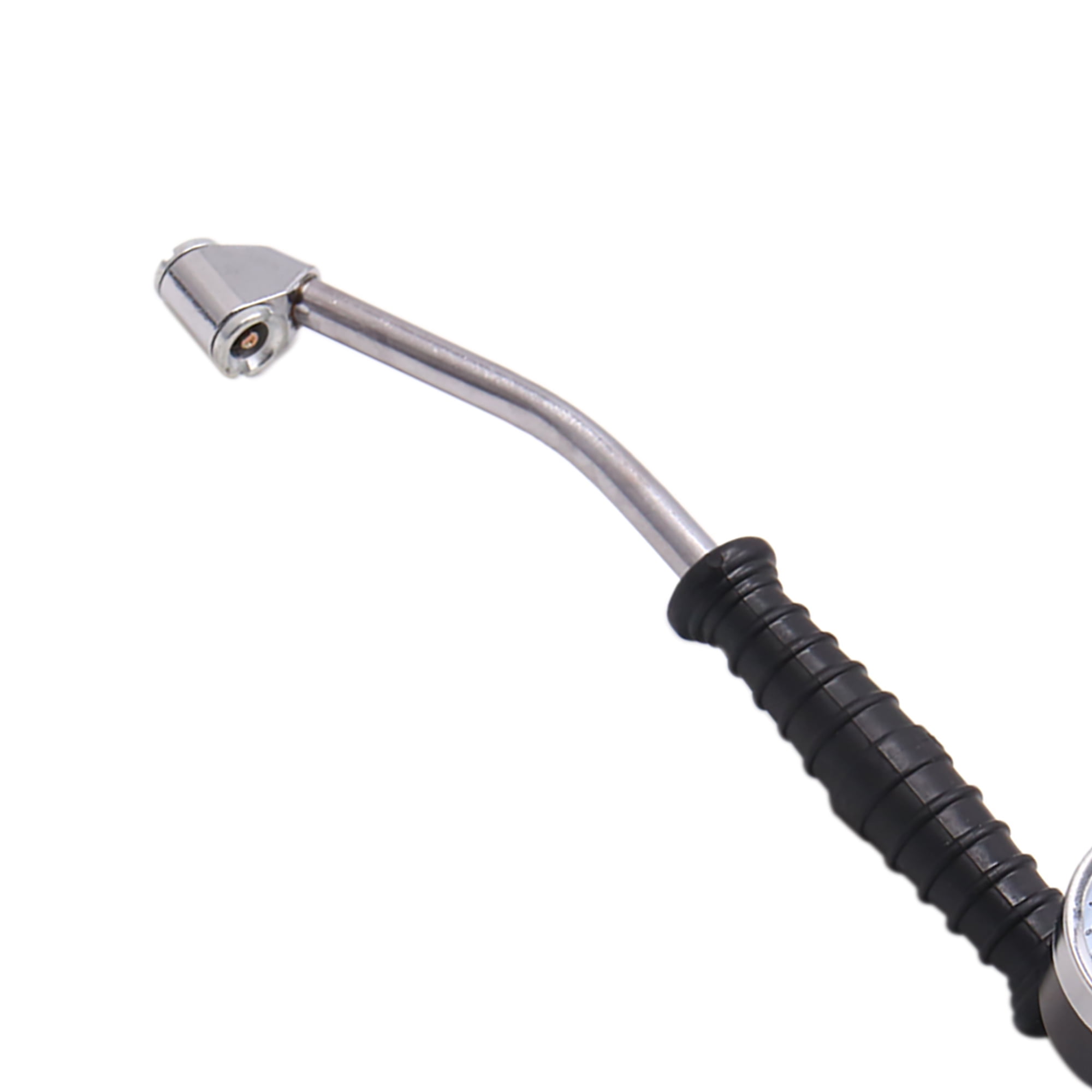 Unique Bargains 0-220 psi Bent Head Tire Air Chuck Inflator Gauge for Truck