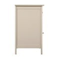 thumbnail image 6 of Glory Furniture Izzy Solid Wood 1-Drawer/1-Door Nightstand in Beige, 6 of 7