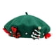 thumbnail image 5 of Gorro de de Navidad, gorro de fieltro de invierno, gorro de pintor francés para mujer, sombrero para Festival, regalo de cumpleaños, fiesta de Verde Yinane  Boina cálida, 5 of 8