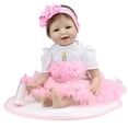 thumbnail image 1 of Zimtown 22 en Realista Reborn Baby Dolls Newborn Soft Vinyl Silicone Doll Playset hecho a mano Zimtown Muñeca de bebé renacido, 1 of 4