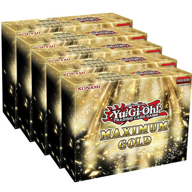 Konami YuGiOh Trading Card Game Maximum Gold DISPLAY Box [5 MINI