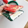 thumbnail image 4 of for iPhone 15 Plus/iPhone 14 Plus Christmas Case, Merry Christmas Xmas 3D Doll Cute Snowman Santa/Elk Antlers Deer Soft TPU Women Girls Protective Case for iPhone 15 Plus/14 Plus 6.7" (Green), 4 of 4