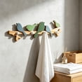 thumbnail image 6 of Decorative Bird Wall Hook, Rustic Wood Coat and Hat Rack with Multiple Pegs, Charming Entryway Organizer for Keys, Bags, and Scarves, Easy to Mount Home Decor for Hallway, Bedroom, and Living Room, 6 of 6