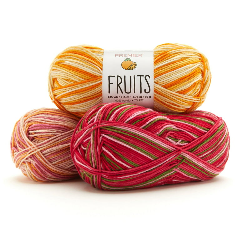 Premier Yarns Home Cotton Yarn - Multi-Orange Stripe, 1 - Fry's Food Stores