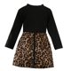 thumbnail image 1 of Gibobby Conjunto de Sudadera y Pantalón Conjunto de 2 piezas de falda con estampado de leopardo de manga larga para Niñass pequeñas y bebés(Negro, 2-3 Años), 1 of 5