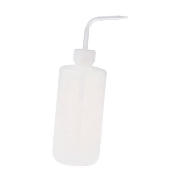 5xTornillo En Punta Tatuaje Lavado Laboratorio Wash Botella Blanca Transparente 250 Ml 5 piezas