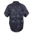 thumbnail image 2 of Tommy Bahama Short Sleeve Shirt Floral Sandollar Batik Island Navy Blue NWT $125, 2 of 3