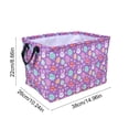 thumbnail image 3 of JHyouerji Easter Baskets Gift Basket ,Empty Pink Storage Bins Organizer Box Room for Home Decor, 3 of 7