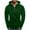 Green-A, variant on IYTR Men's Full Zip Up Hoodie Jacket with Zipper Pockets Sweatshirt Long Sleeve Hooded Coat Outwear