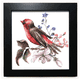 thumbnail image 1 of Branch Birds flor Mesa de pared con marco cuadrado negro, 1 of 4