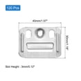 thumbnail image 2 of 120Pcs 40mmx30mmx0.4mm Wall Panel Buckle, Stainless Steel Panel Clips, 2 of 6