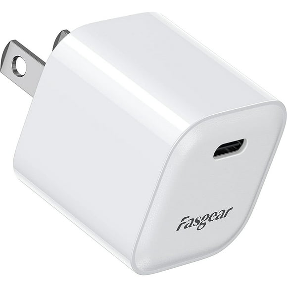 Adaptateur Secteur USB C 30W & Câble USB C vers Lightning 6 Pieds Compatible pour iPhone 11/12/13 GaN+ Wall Charger Compatible avec iPad Pro/Air/Mini/M