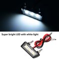 thumbnail image 2 of Khall 12V License Plate Light, LED License Light,12V Universal Motorcycle License Plate White LED light Waterproof, 2 of 7