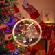 thumbnail image 3 of 2024 Feliz Navidad LED decoración luz reno Santa muñeco de nieve decoración navideña luz para interior y exterior, 3 of 4
