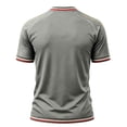 thumbnail image 3 of Mexico 2026 Soccer Cup Jersey for Men, V-Neck Short Sleeve T-Shirt, Retro Cactus & Sun Graphic Sports Soccer Top, Breathable Fan Support Tee, 1 Pack Gray XXXXL, 3 of 4