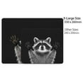 thumbnail image 5 of WIRESTER 13.77x10.23 in Rectangle Mouse Pad with Non-Slip Rubber Base for Computers, Laptop, Office & Home - Raccoon Hands Out, 5 of 5
