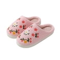 thumbnail image 6 of KEVCHE Women Home Slippers, Cute Slippers Indoor Outdoor Plaid Shoes, Warm Soft Bedroom Shoes Fuzzy Closed Toe Sandals Non Slip House Bedroom Slippers, 6 of 6