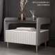 thumbnail image 4 of Modern Induction Light LED Night Table Drawer Game Storage Cabinet Bedside Silent Mobile Device Bedroom Schrank Furniture My Lux Decor Round, 4 of 7