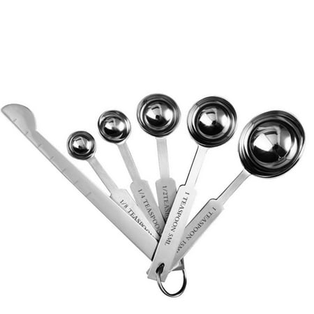 

Kironypik 4Pcs Measuring Cups Kit Measuring Cups Set Stainless Kitchen Seasoning Baking Tool with Scale No.02
