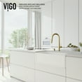 thumbnail image 5 of Vigo Vg02029k2 Greenwich 1.8 GPM 18" H Single Handle Single Hole Pre-Rinse Pull Down, 5 of 10