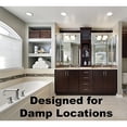 thumbnail image 4 of Designers Fountain 6693-CH Essence Barre de Bain 3 Lumières, Chrome, 4 of 5