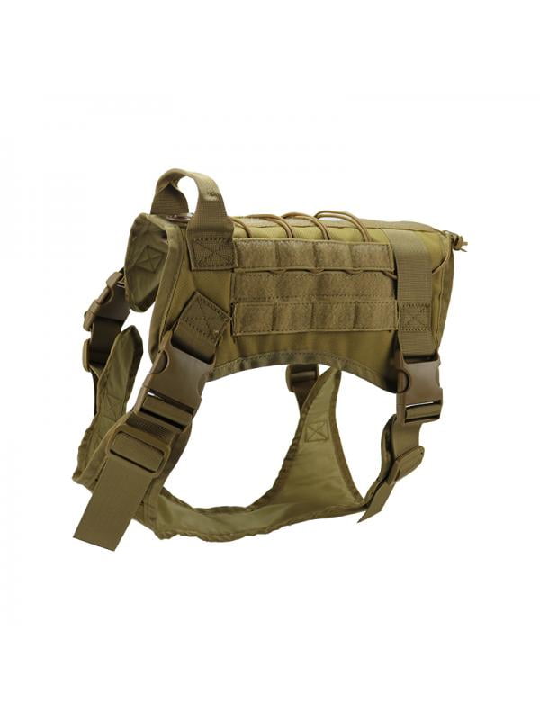 1pc Tactical Large Dog Training Vest Harness Military K9 Water