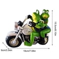 thumbnail image 3 of Decoraciones De Jardín, Ranas, Motociclistas, Regalos, Adornos Verdes Speravity HA035688-00, 3 of 6