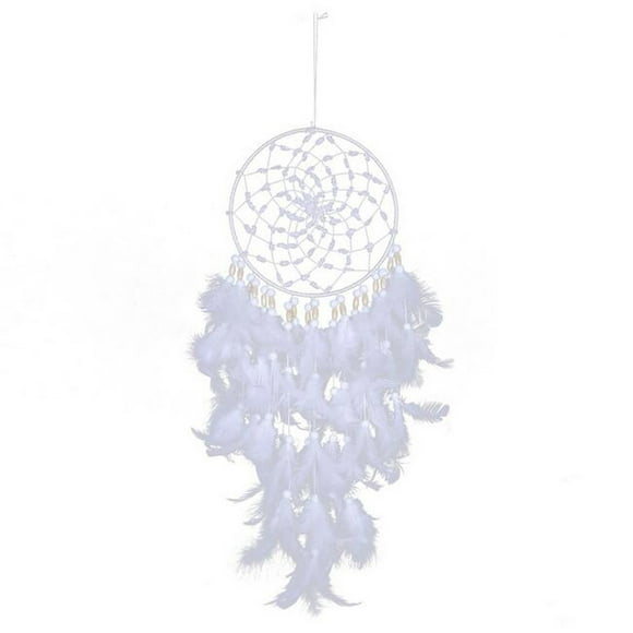 Lace White Feather Wall Hanging Home Decoration