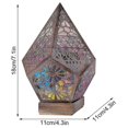 thumbnail image 4 of Bohemian Mosaic Starry Sky Floor Projections Lamp Table Bedside Light, 4 of 5