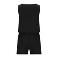 thumbnail image 6 of Patlollav Womens 2 Piece Outfits Sleeveless Crop Top Shorts Set With Pockets, 6 of 6