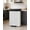 White, variant on TEQIN Step-On Trash Can, Kitchen Garbage Bin With Soft Close Lid,Rustproof Stainless Steel Kitchen Trash Bin, Inner Bucket Rim & Rear Handle, 13 Gallon / 50 Liter