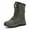 Green, variant on Women's Snow Boots Winter Outdoor Warm Waterproof Mid-Calf Booties Faux Fur Lined