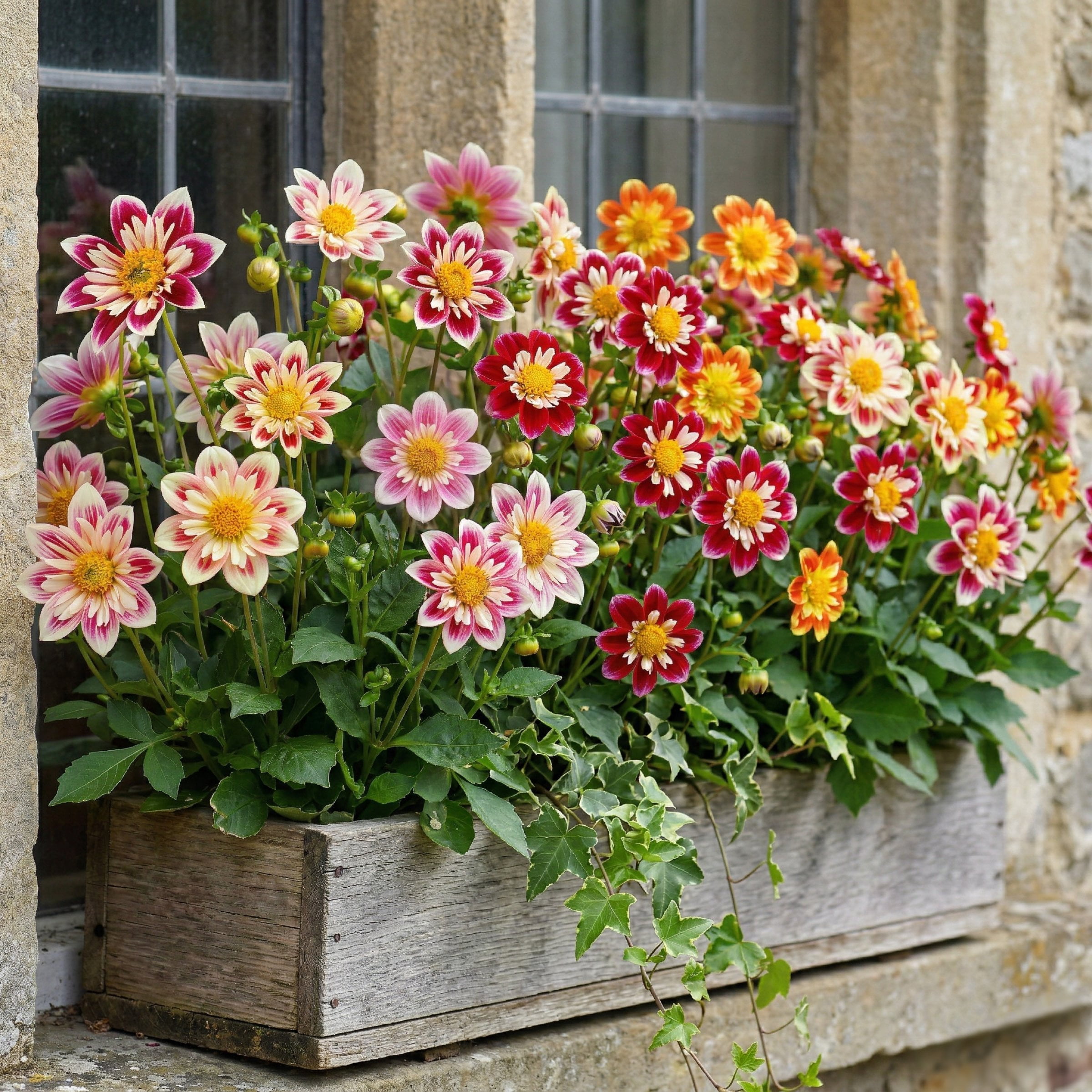 National Plant Network Dahlia Collarette Mixed Bulbs (10-Pack)