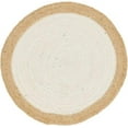 thumbnail image 3 of Indian Handmade Braided Inner White Natural Jute Area Rug, Home Décor Rug, Jute Rug for Bedroom, Dining Room, living room, Doormat Rug Size - 10' Round (300 cm x 300 cm), 3 of 5