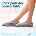 thumbnail image 3 of Bergman Kelly Fuzzy Slippers for Women, Super Soft Indoor Comfy & Cozy House Shoes W/ Anti-Skid Sole (Furry Collection), 3 of 9