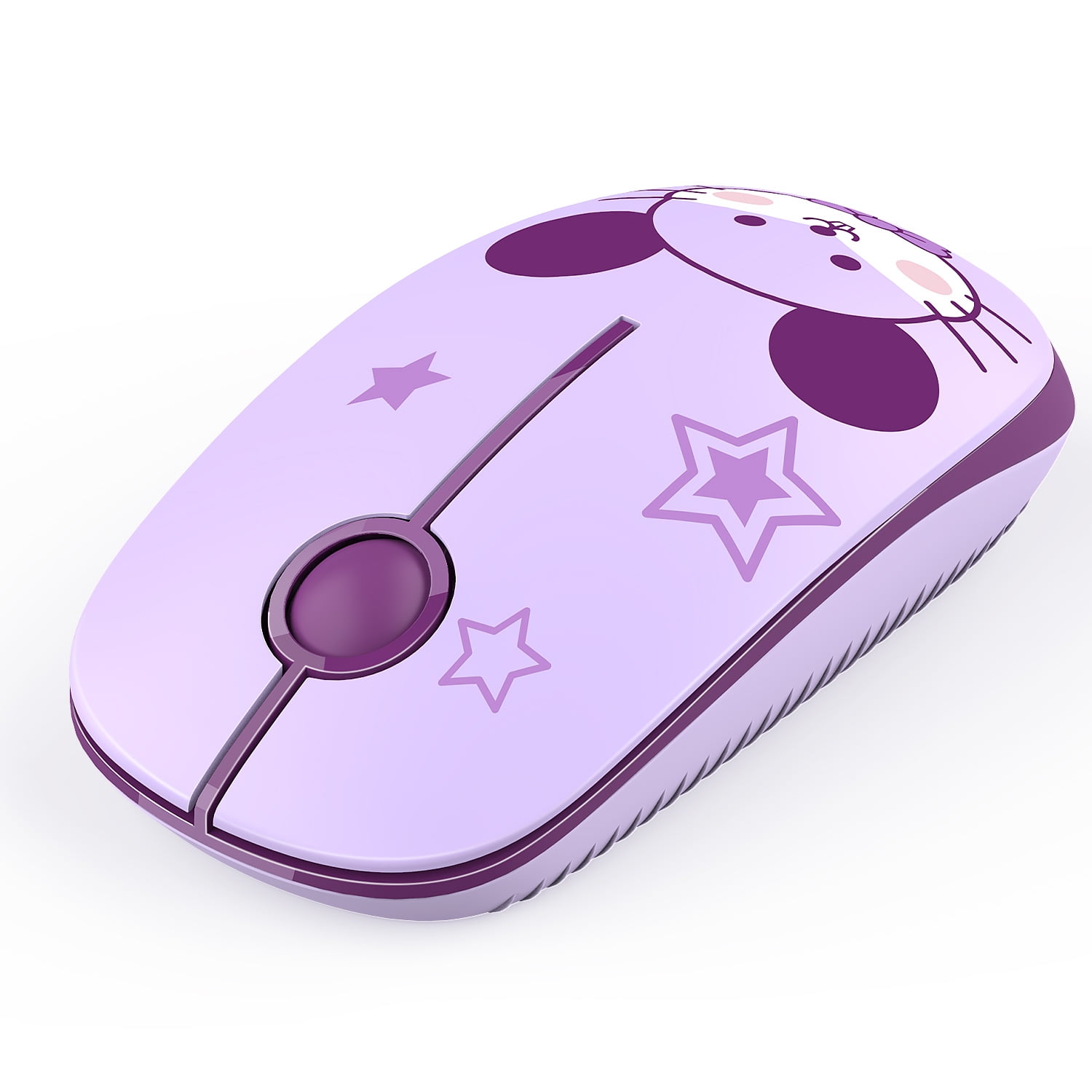 2.4G Wireless Mouse with Cute Pattern Design for All Laptops and Desktops with Nano Receiver Simple Merry Christmas Decoration