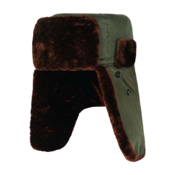 Gorro de Invierno para Hombre Yuyangstore Cómodo Suave Elegante Cálido con Protección para las Orejas Verde