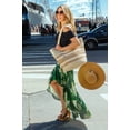 thumbnail image 4 of Women's Striped Woven Jute Beach Tote Bag with Double Handle, 4 of 4