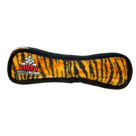 UPC: 0180181906275 | VIP Products Tuffy Durable Mega Dog Bone Toy  Tiger