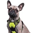 thumbnail image 4 of No pull strap Breathable strap Backstrap Reflective adjustable, rear/front clip for easy control - Green XXL, 4 of 5