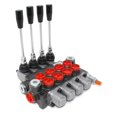 thumbnail image 1 of Monoblock Hydraulic Directional Control Valve, 4 Spool, 11 GPM, SAE Ports, 1 of 4