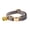 Grey-One Size, variant on Personalized Cat Collar with Bell & Breakaway Buckle, Custom Engraved Pet Name & Phone Number, Adjustable Fabric Collar for Cats & Small Dogs (7" - 11.8"),Coffee,One Size
