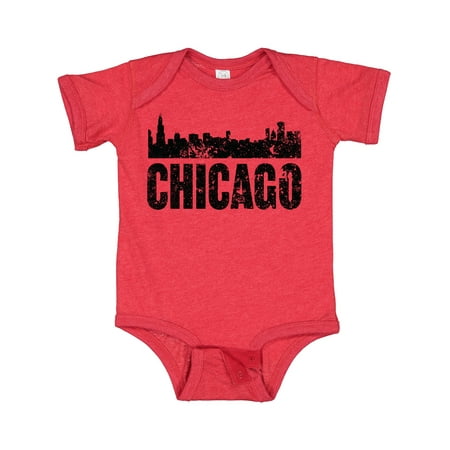 

Inktastic Chicago Skyline Grunge Gift Baby Boy or Baby Girl Bodysuit