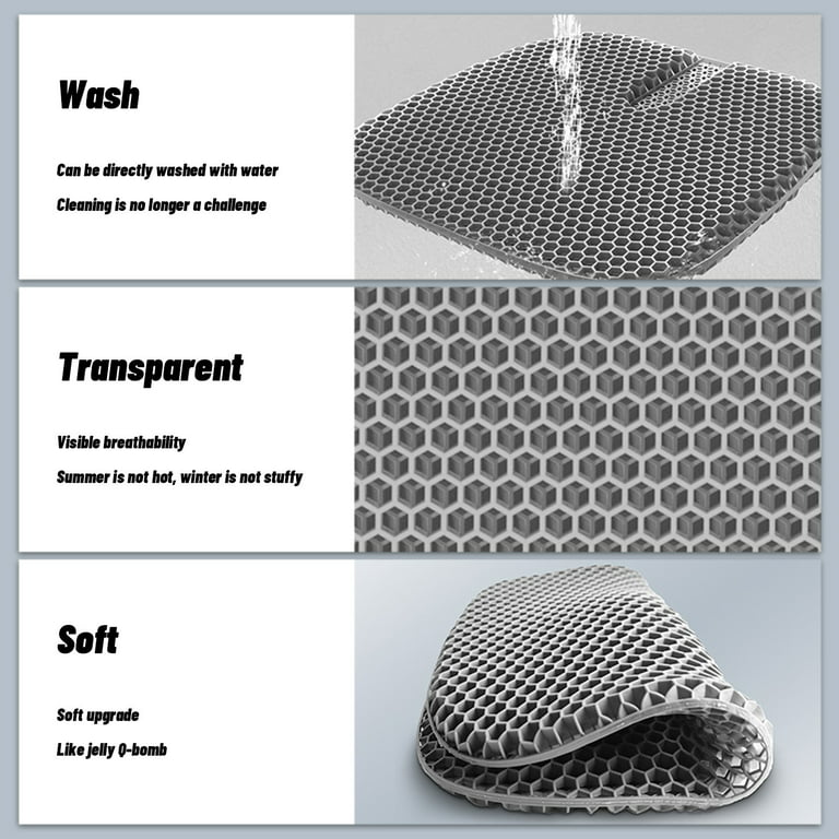 Gel Seat Cushion Summer Breathable Honeycomb Design For Pressure