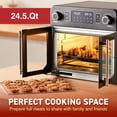 thumbnail image 2 of Elite Cuisine French Door 23 L Air Fryer Oven, Black, 2 of 6