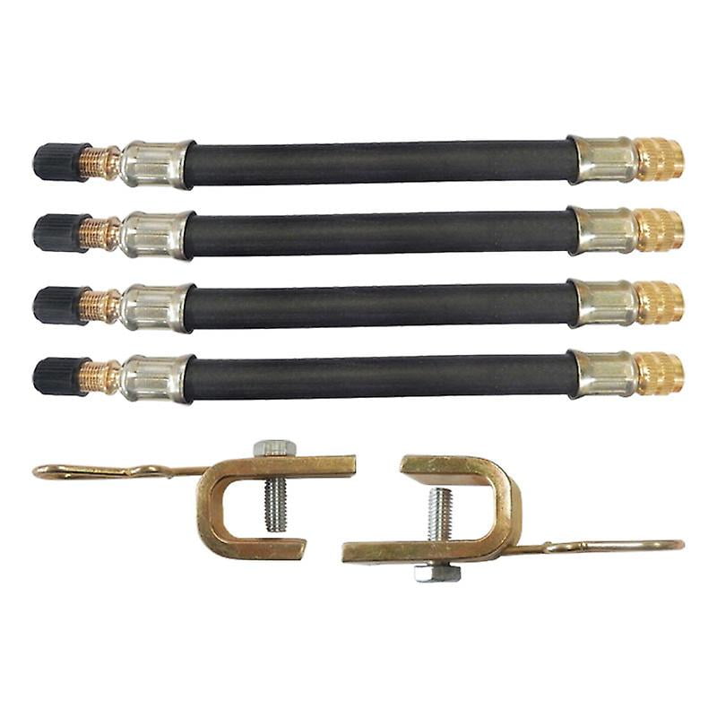 Flexible Rubber Tire Valve Stem Extension Clamps Tire Valve Extender