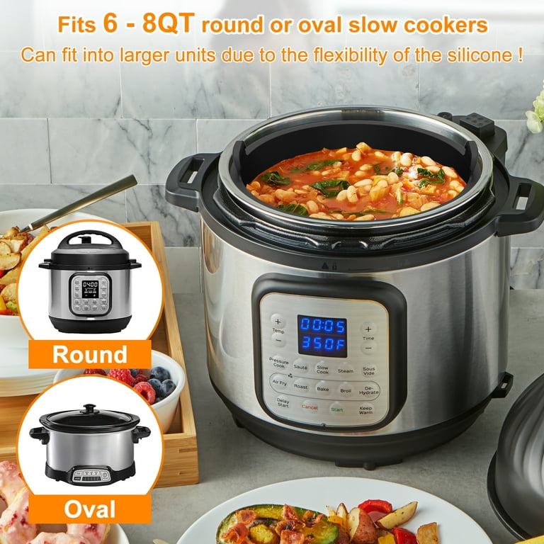 ODOMY Slow Cooker Liners - Reusable Crock pot Divider,Safe
