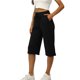 thumbnail image 2 of Pantalones deportivos casuales de pierna ancha con cordón elástico y cintura de color sólido de verano para mujer de Europa y América, 2 of 6